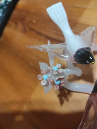 Uccellini in vetro di Murano vintage