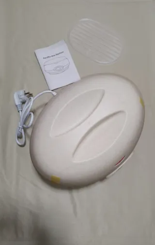 Máquina de parafina blanca y naranja
