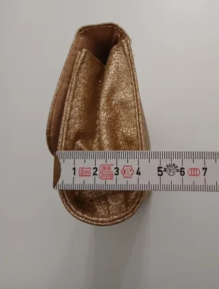 Pochette oro glitter
