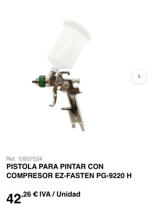 Pistola pintar compresor
