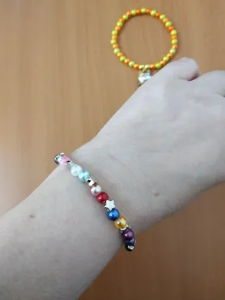 Lote 5 pulseras elásticas