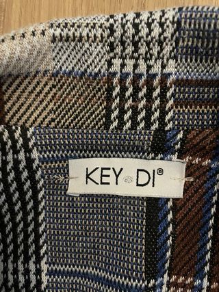 Giacca donna KEY DI tartan
