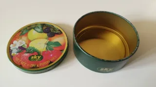 Scatola latta Sky Candy Frutta Lattina Vintage
