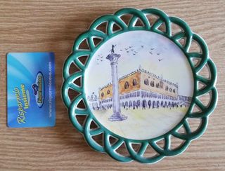 4 piattini Marina di Camerota ceramica terracotta