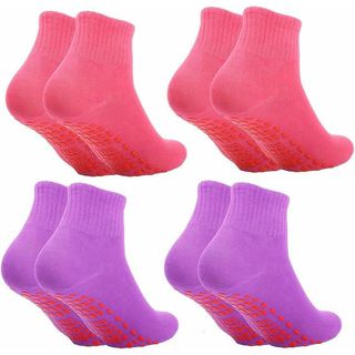 2 Pares Calcetines Yoga Antideslizantes Unisex
