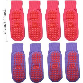 2 Pares Calcetines Yoga Antideslizantes Unisex