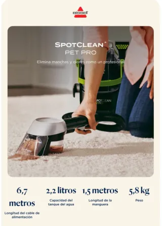 BISSELL SpotClean Pet Pro Limpiador tapiceria