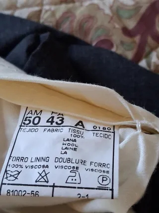 Traje de hombre gris