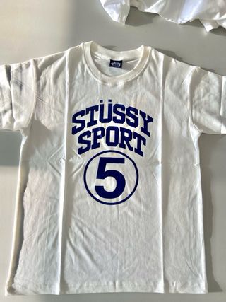 T-shirt Stussy Sport 5 Azul Branco