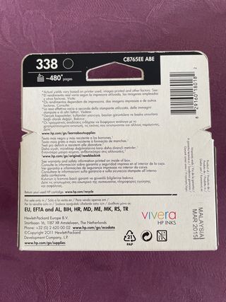 Cartucho Tinta HP 338 Negro