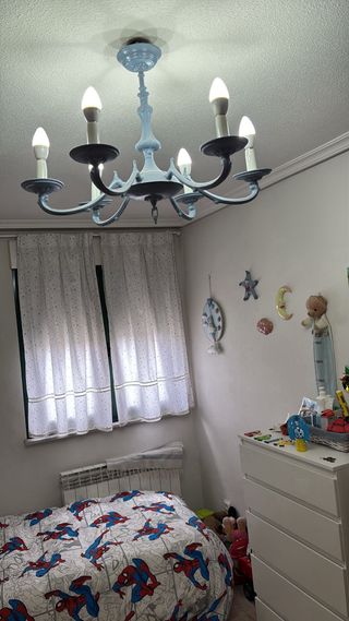 Lámpara de techo infantil azul