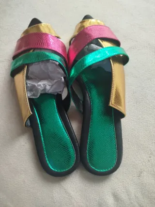 Mules Puntiagudas Multicolor