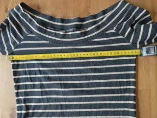 Camiseta Massimo Dutti Rayas Manga 3/4 Talla M