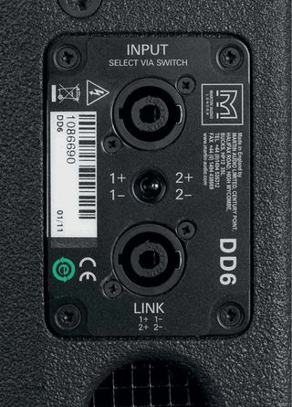Altavoz Martin Audio DD6 Negro Nuevo