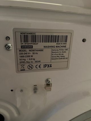 Lavadora/Secadora Samsung Blanca