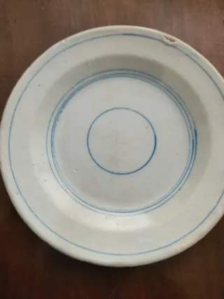 Fuentes Loza Manises Círculos 34.5 cm
