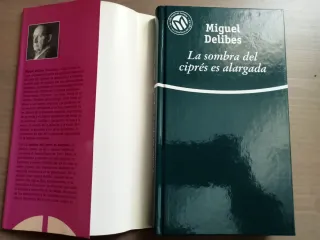 Novela La sombra del ciprés es alargada de Delibes