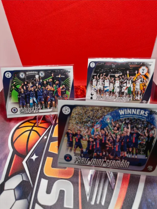 Lote 3 Cartas Topps Match Attax 23/24 WINNERS