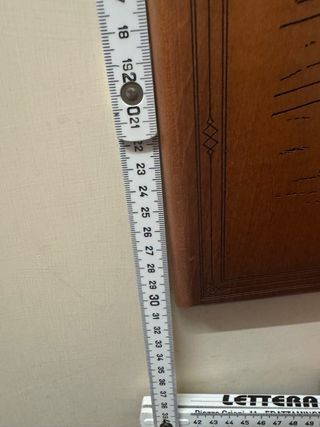 Quadro Legno Intarsiato Argento Calcio