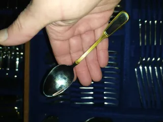 Cubertería Iber Oro para 12 personas