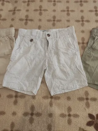 3 Pantalones Cortos Niño Talla 4/5