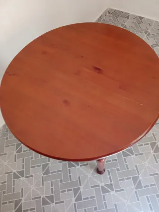 Mesa de madera plegable