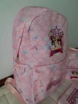 Kit K-pop Demon Hunters: Mochila, Lancheira, Estoj