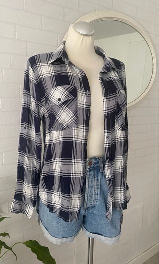 Camisa cuadros talla L