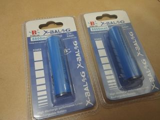 Batteria Litio Ricaricabile X-BAL&G 18650