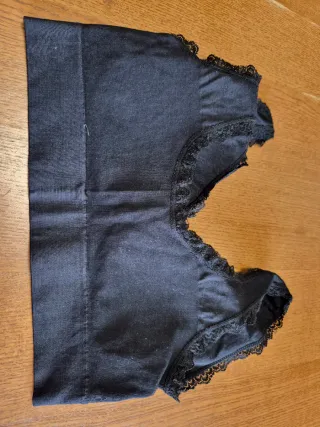 3 reggiseni senza ganci neri