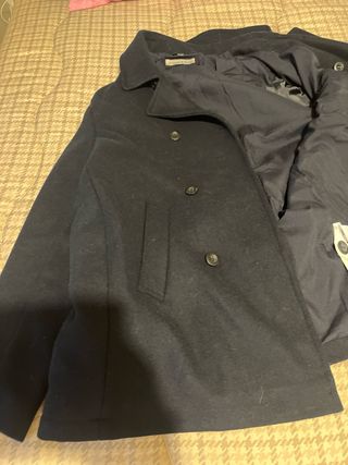 J. Crew Cappotto Blu Doppio Petto XXL