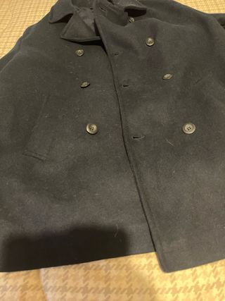 J. Crew Cappotto Blu Doppio Petto XXL