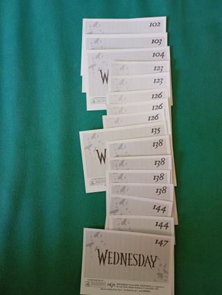 Cromos Miércoles / Wednesday / Mercredi