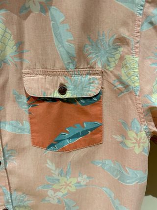 Camisa Billabong M Estampado Piñas Flores