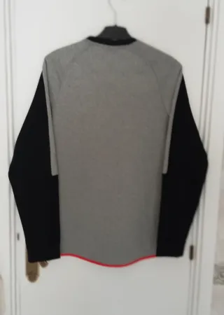 Sudadera Nike Gris y Negra Talla M