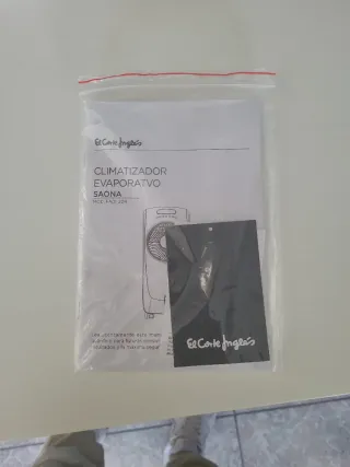 Climatizador Evaporativo El Corte Inglés SAONA