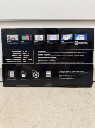 Tableta Gráfica Ugee M708 Negra