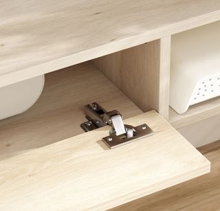 Mueble TV Flotante Cajón Madera Claro