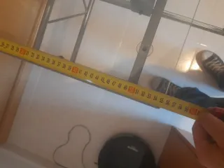 Escritorio de cristal y metal