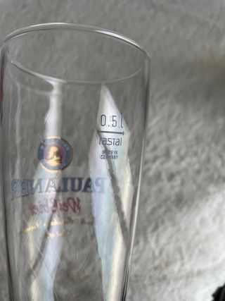 4 Vasos Paulaner Weißbier 0.5L