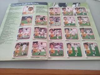 Álbum Cromos Fútbol 89-90