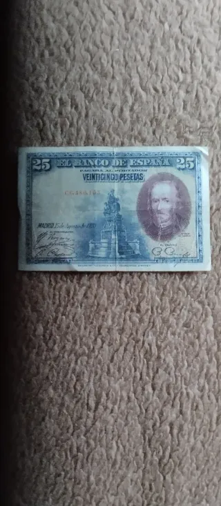 Colección billetes antiguos España Guerra Civil