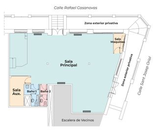 Amplio local comercial esquinero en planta baja
