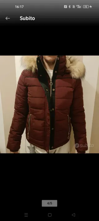 Giubbotto invernale Pimkie donna bordeaux