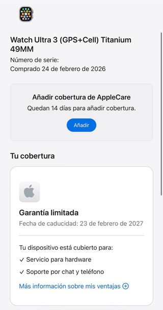NUEVO Apple Watch Ultra 3 49mm