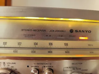 Ricevitore Sanyo JCX 2300KU Vintage 1979