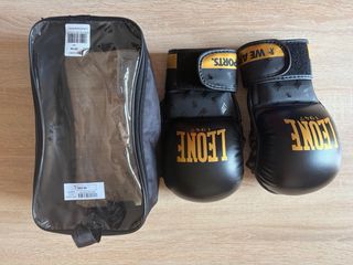 Guantes MMA Leone 1947 Negros y Dorados