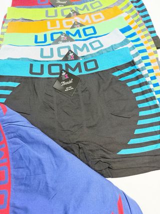Lote 12 Calzoncillos Bóxer Hombre XL/XXL