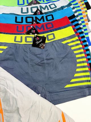 Lote 12 Calzoncillos Bóxer Hombre XL/XXL