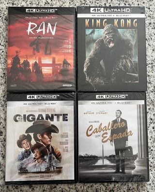 Películas 4K Ultra HD Bluray